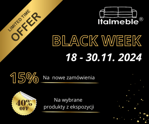 Promocja Black Week w Italmeble